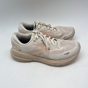 Brooks Sneakers Womens 10 B Adrenaline GTS 23 1203811B259 Beige Running Shoes